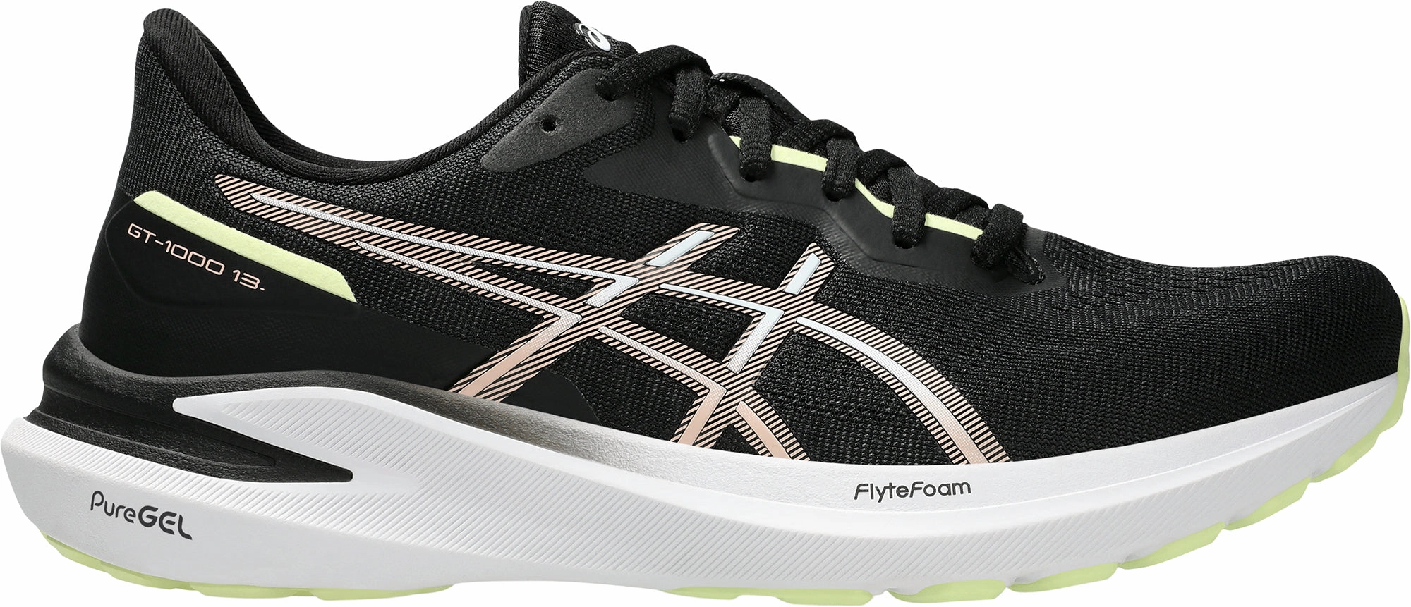 Shoes Asics Asics GT 1000 13 Womens Running Shoes - Black