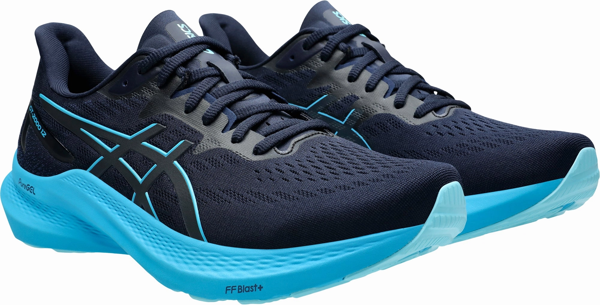 Shoes Asics Asics GT 2000 12 Mens Running Shoes - Navy