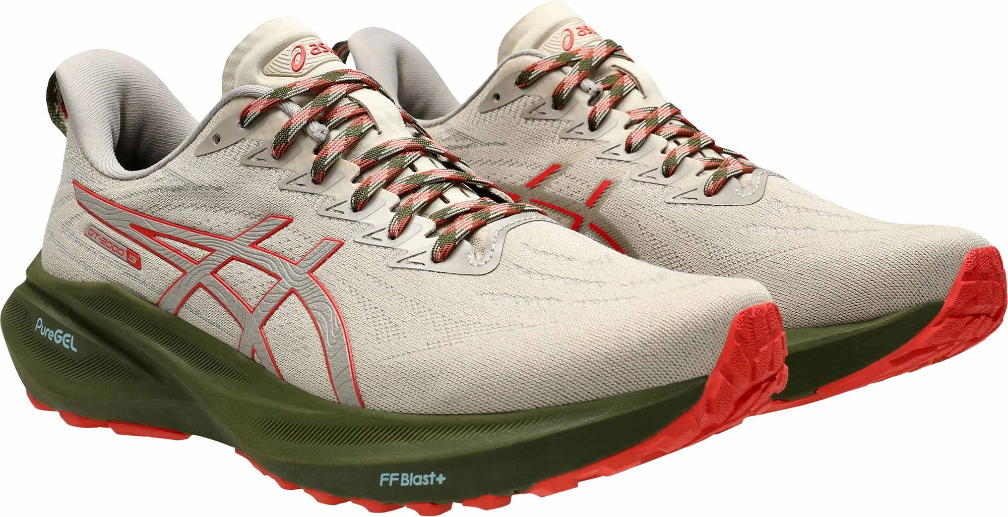 Shoes Asics Asics GT 2000 13 TR Mens Running Shoes - Brown