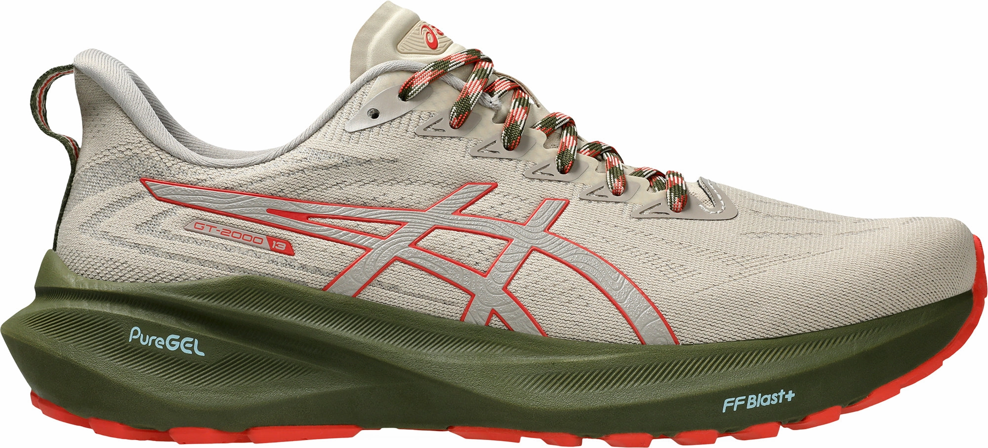 Shoes Asics Asics GT 2000 13 TR Mens Running Shoes - Brown
