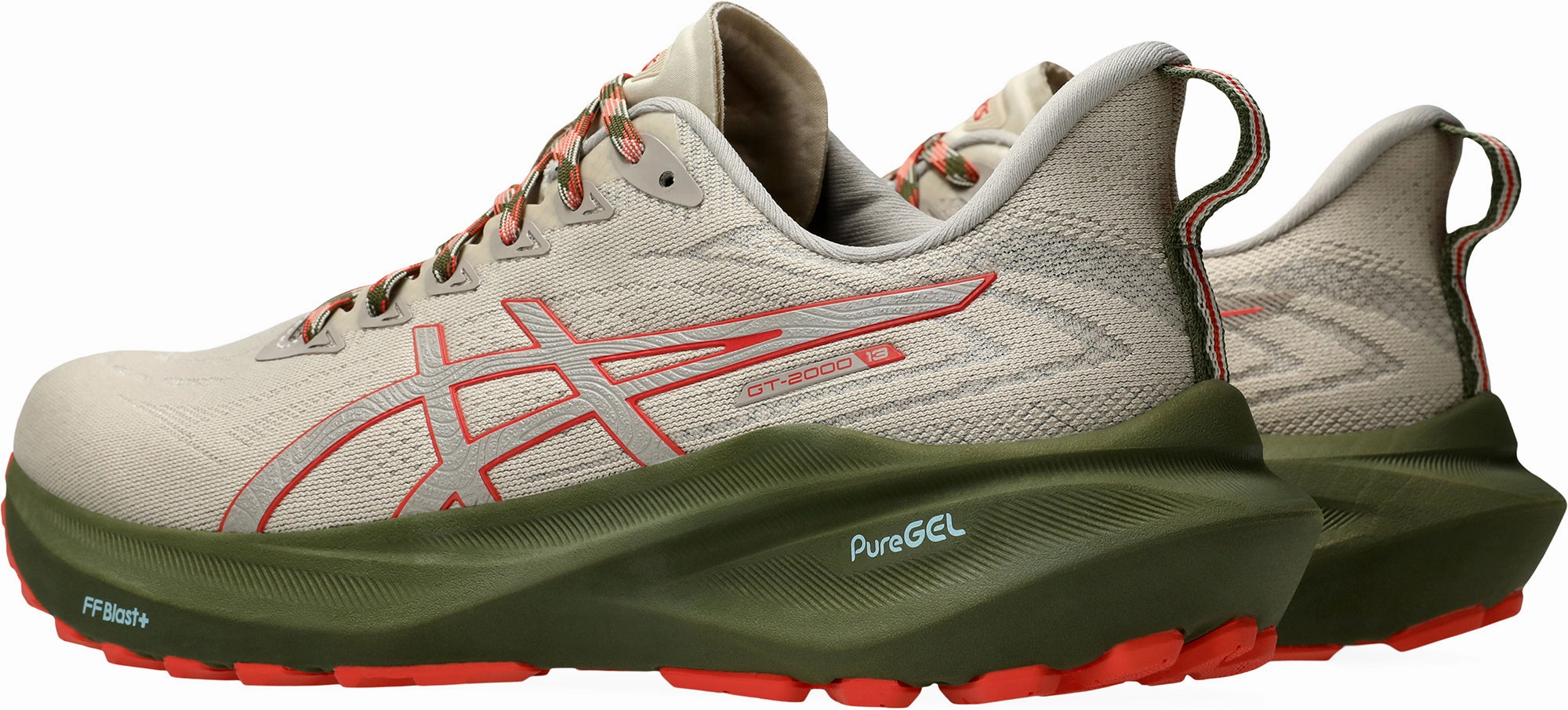 Shoes Asics Asics GT 2000 13 TR Mens Running Shoes - Brown