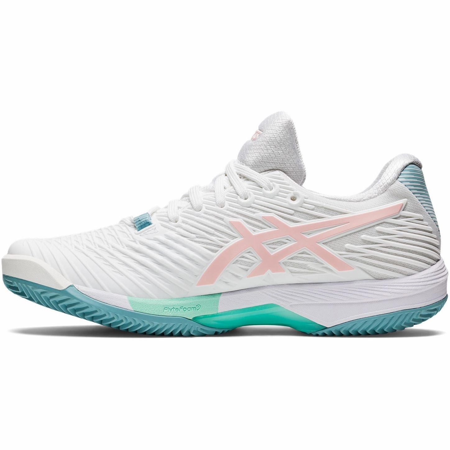 Shoes Asics Asics Solution Speed FF 2 Clay Womens Tennis Shoes - White