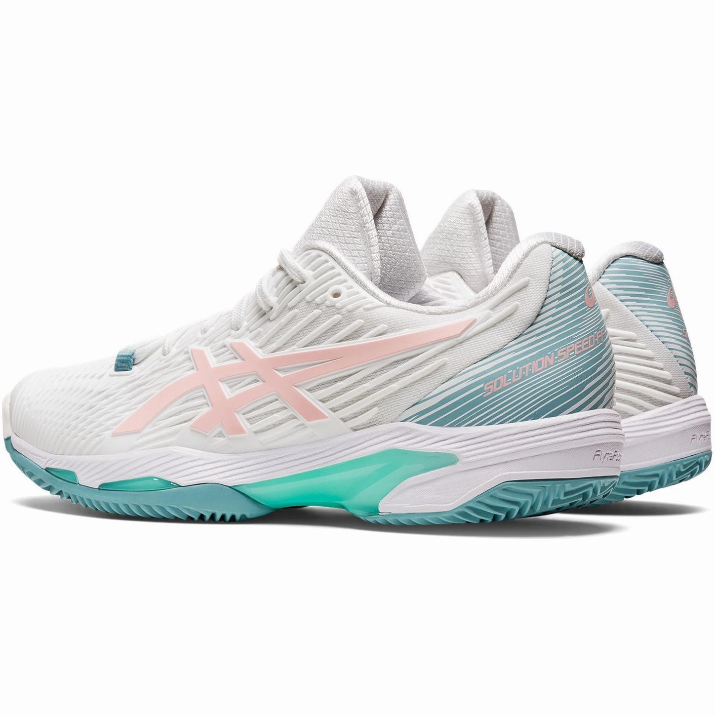 Shoes Asics Asics Solution Speed FF 2 Clay Womens Tennis Shoes - White