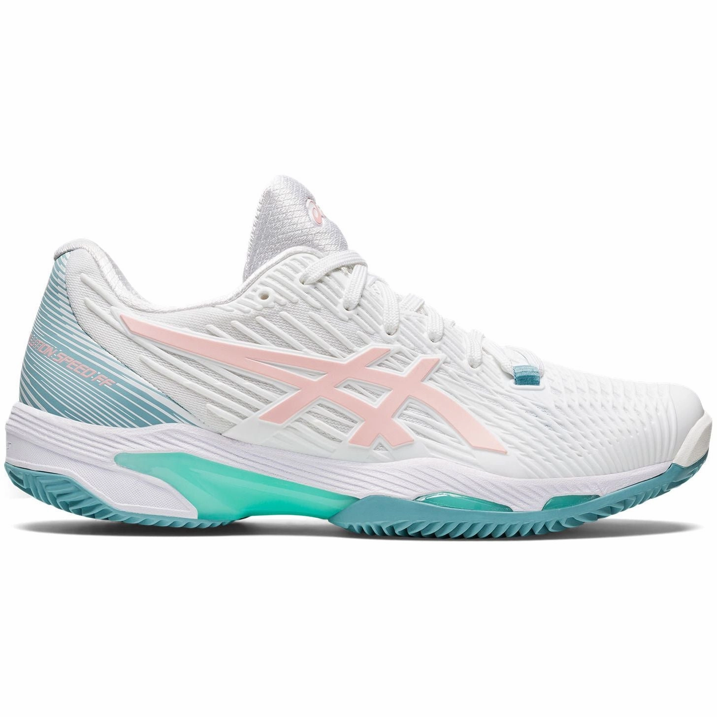 Shoes Asics Asics Solution Speed FF 2 Clay Womens Tennis Shoes - White