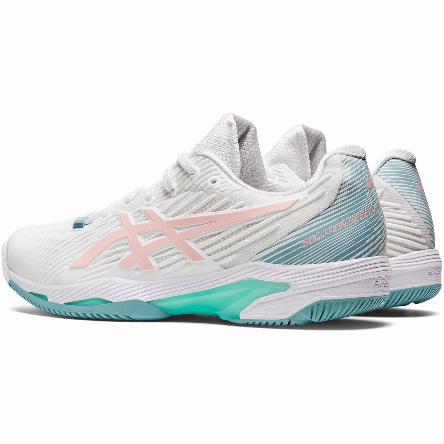 Shoes Asics Asics Solution Speed FF 2 Womens Tennis Shoes - White