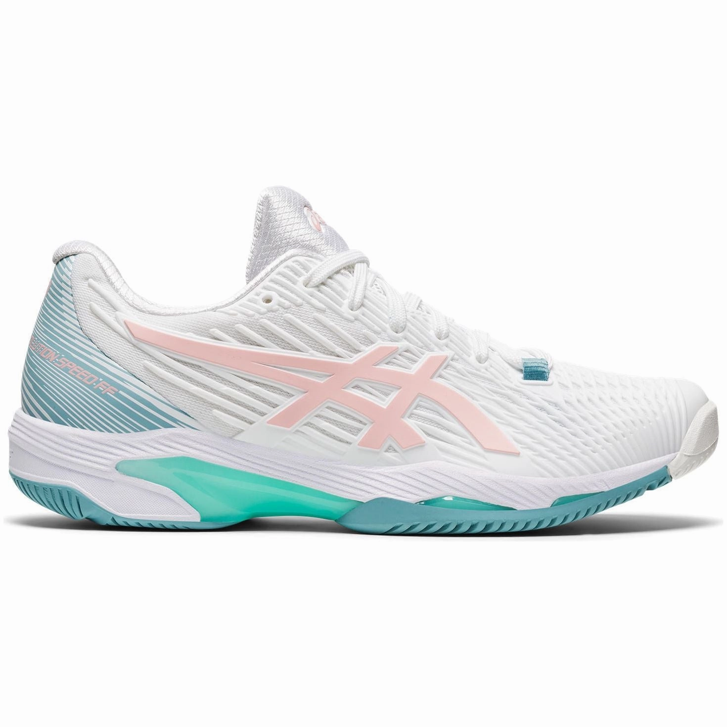 Shoes Asics Asics Solution Speed FF 2 Womens Tennis Shoes - White