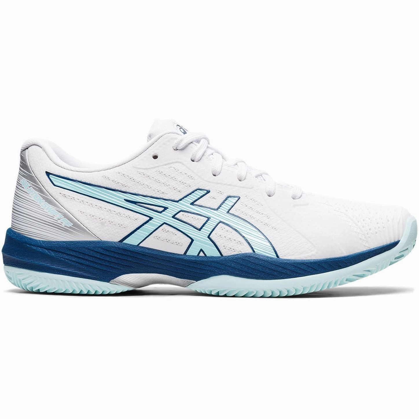 Shoes Asics Asics Solution Swift FF Clay Womens Court Shoes - White