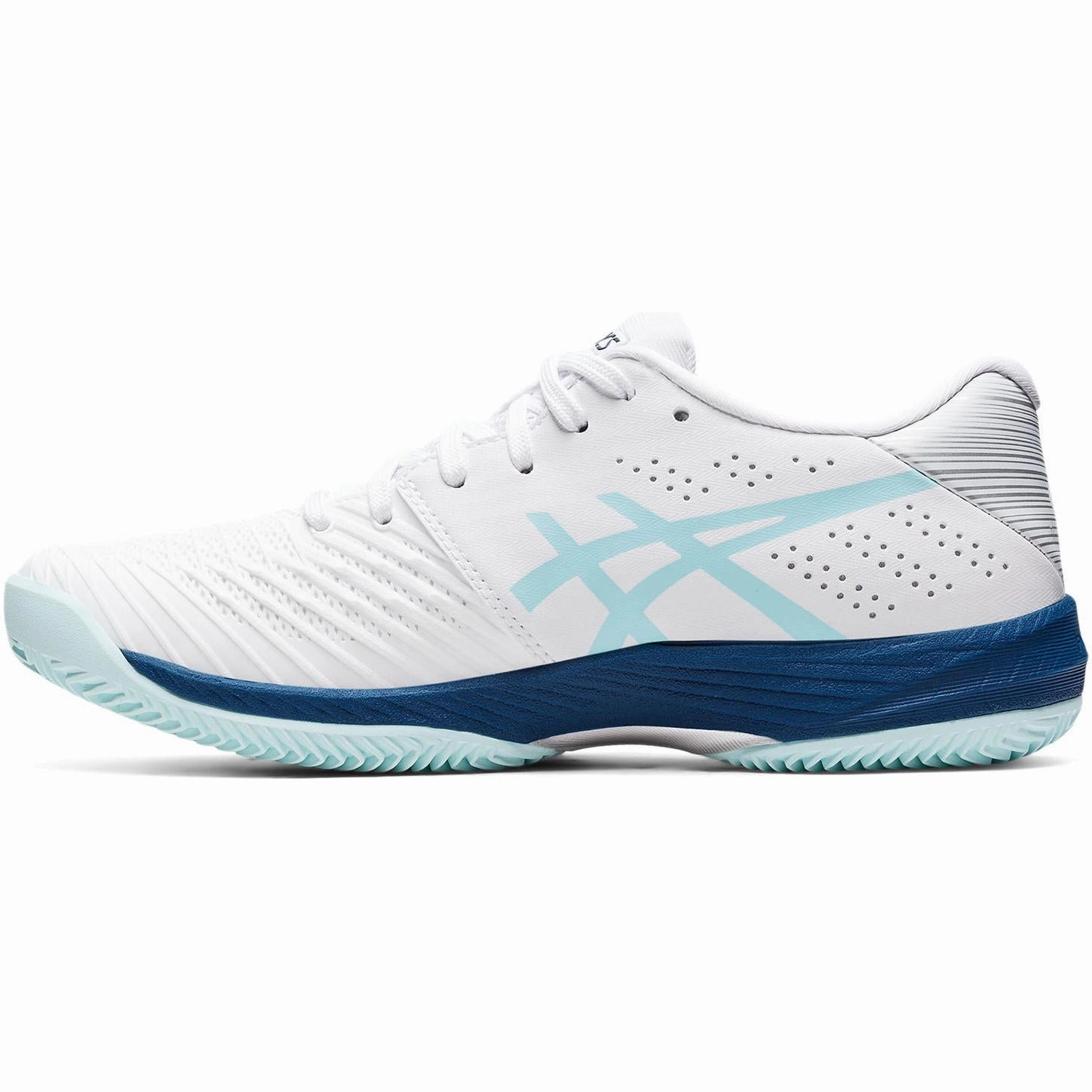 Shoes Asics Asics Solution Swift FF Clay Womens Court Shoes - White