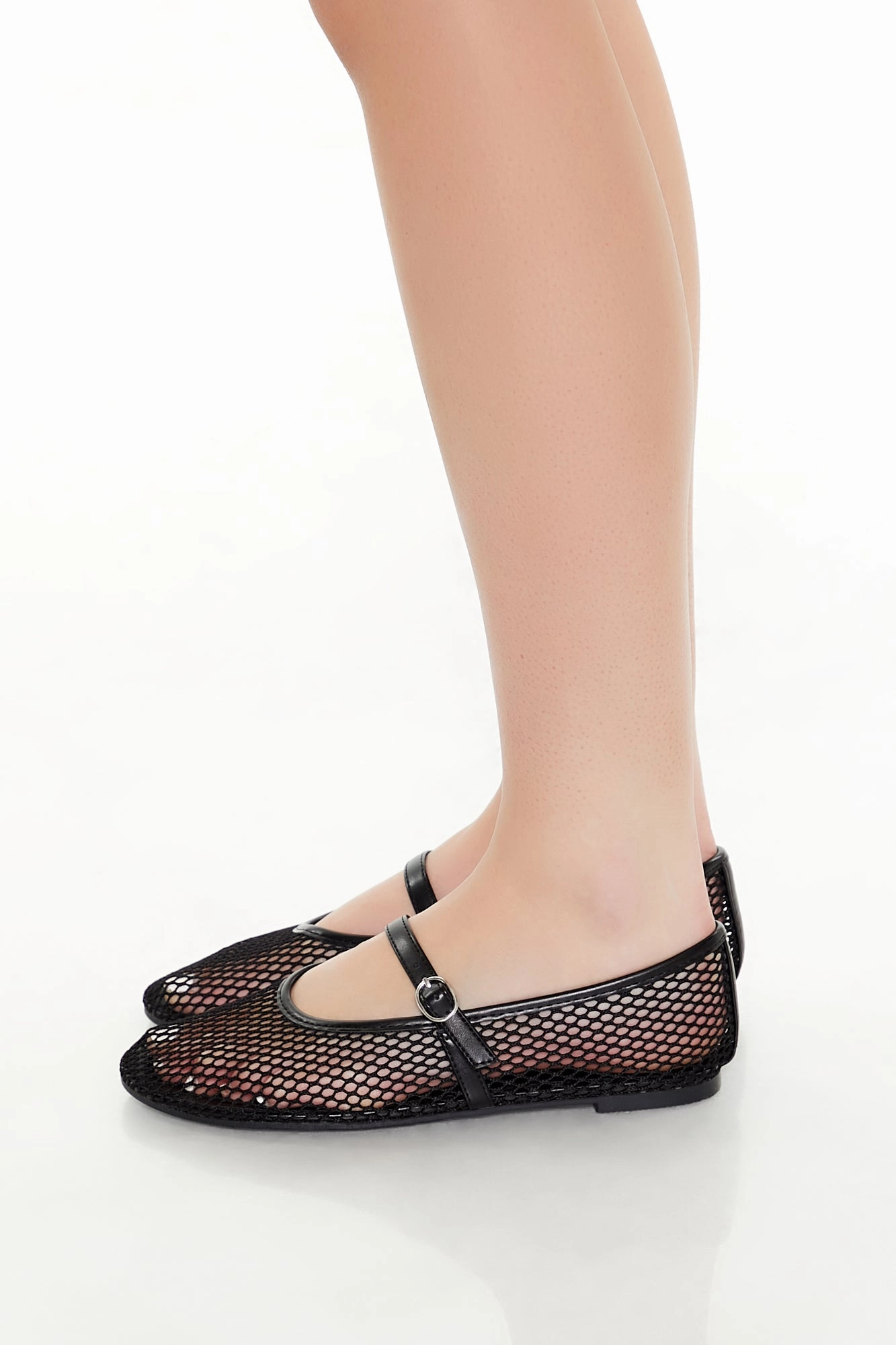 Single Sole Ballet Flat Pump - Black