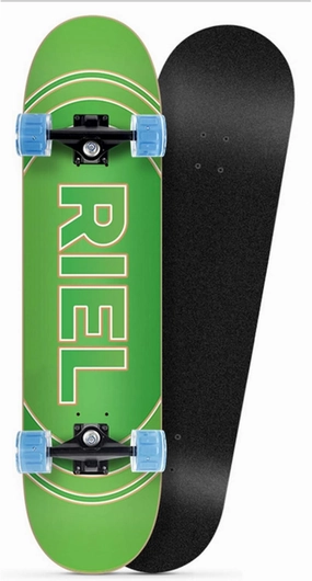 Skateboard 7 Layer Canadian Maple Deck Complete Skateboard 31inch ABEC-7 Bearing Double Kick Concave Standard Skateboard Cruiser for Kids and Beginners Green_80x20cm