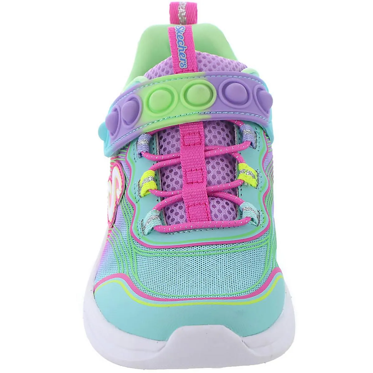 Skech Pops Girls Metallic Gym Casual and Fashion Sneakers
