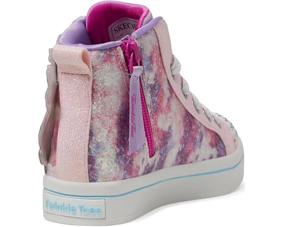 Skechers Twi-Lites 2.0 314399L Girls US 13.5 Pink Multi Glitter Sneakers FZP616