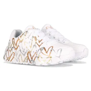 Skechers X Jgoldcrown Uno Lite 314067L-WTGD Sneaker Kid 12.5 White Casual ZPO534 (White,12.5)