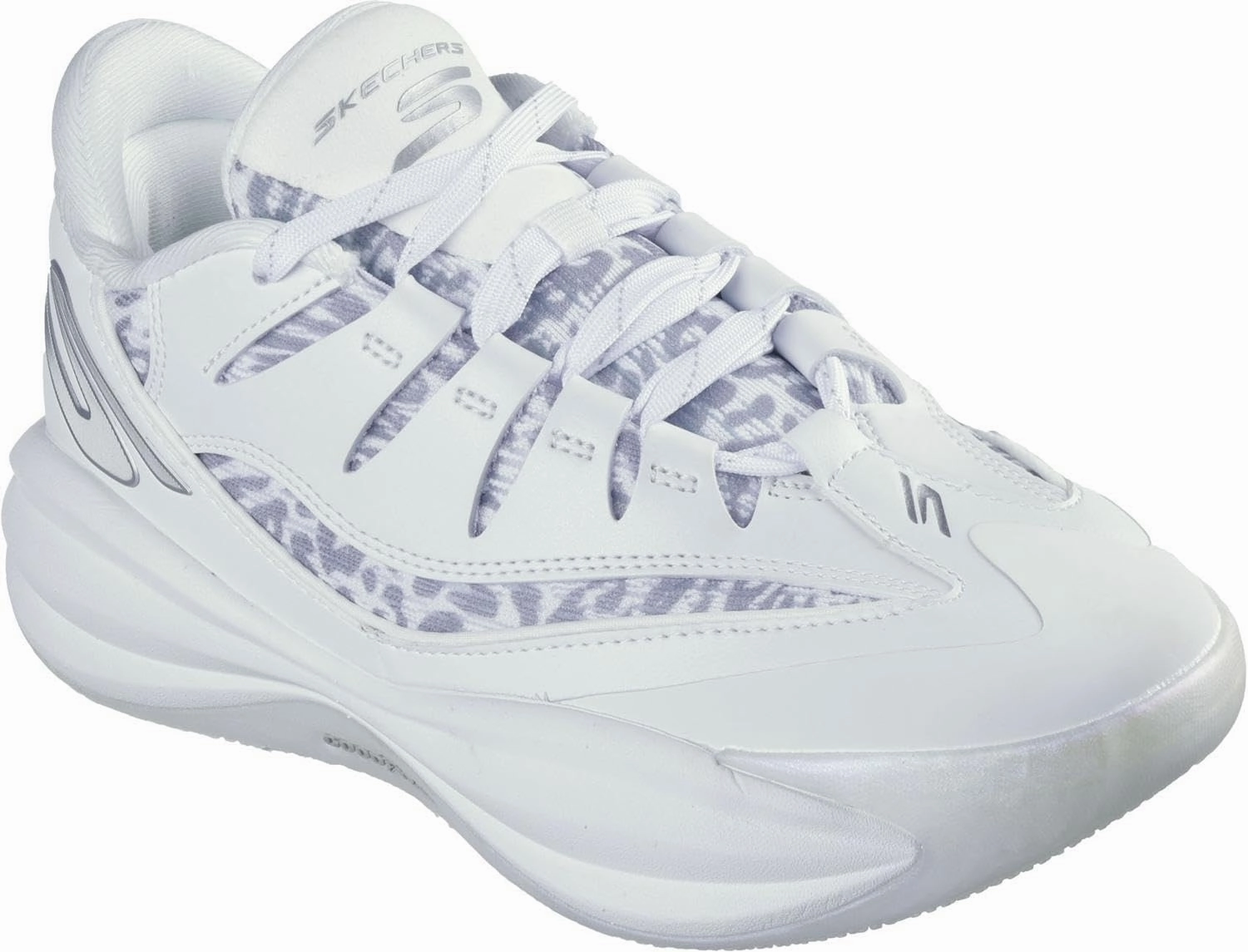 Skechers - Womens Skx B-Lite Sneakers, Color White/Silver, Size: 9 M US