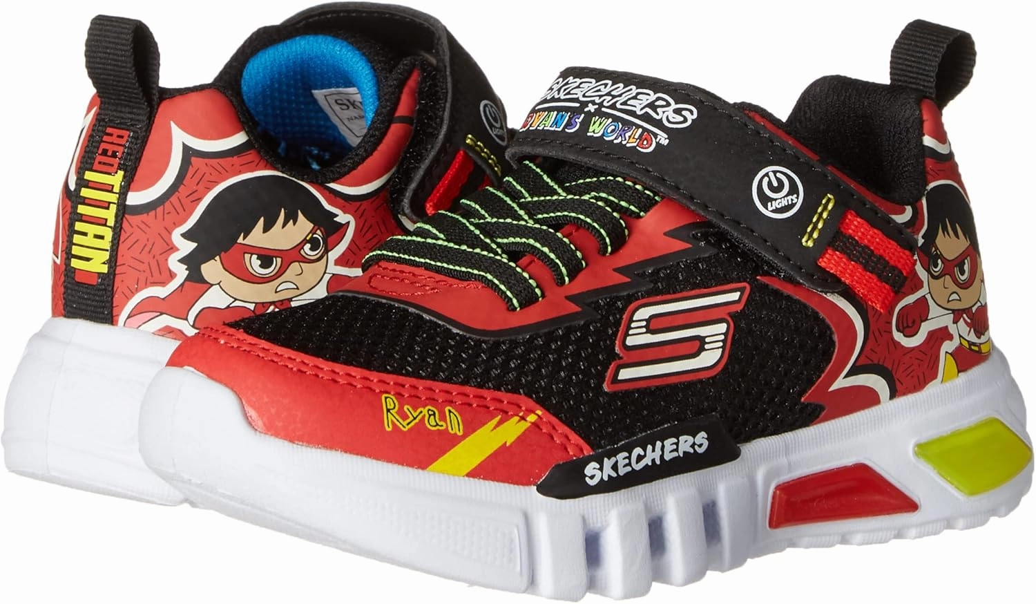 Skechers Boy's Flex-Glow-Hero Speed Sneaker
