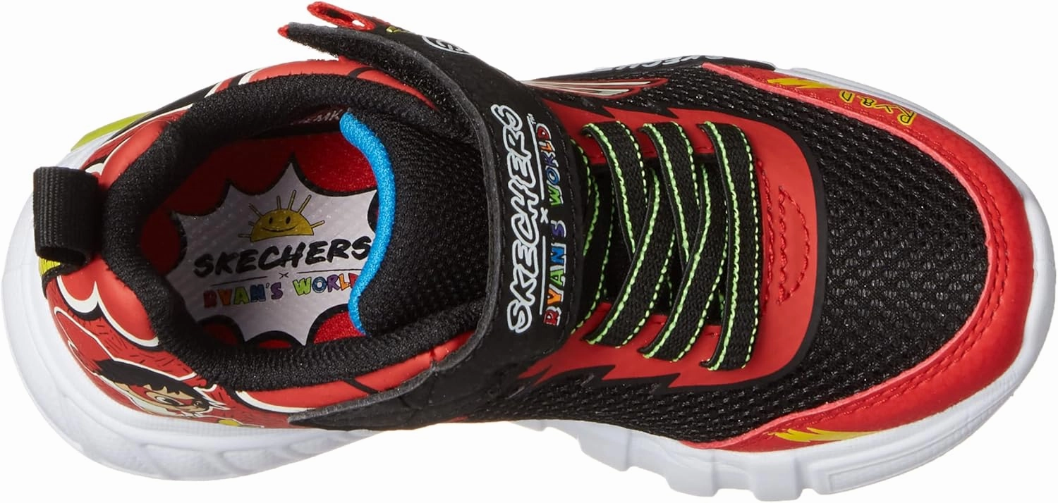 Skechers Boy's Flex-Glow-Hero Speed Sneaker