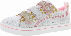Skechers Unisex-Child Twinkle Toes Sparkle Lite-Unicorn Craze Sneaker