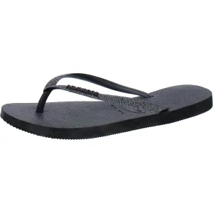 Slim Glitter Girls Glitter Slip On Flip-Flops