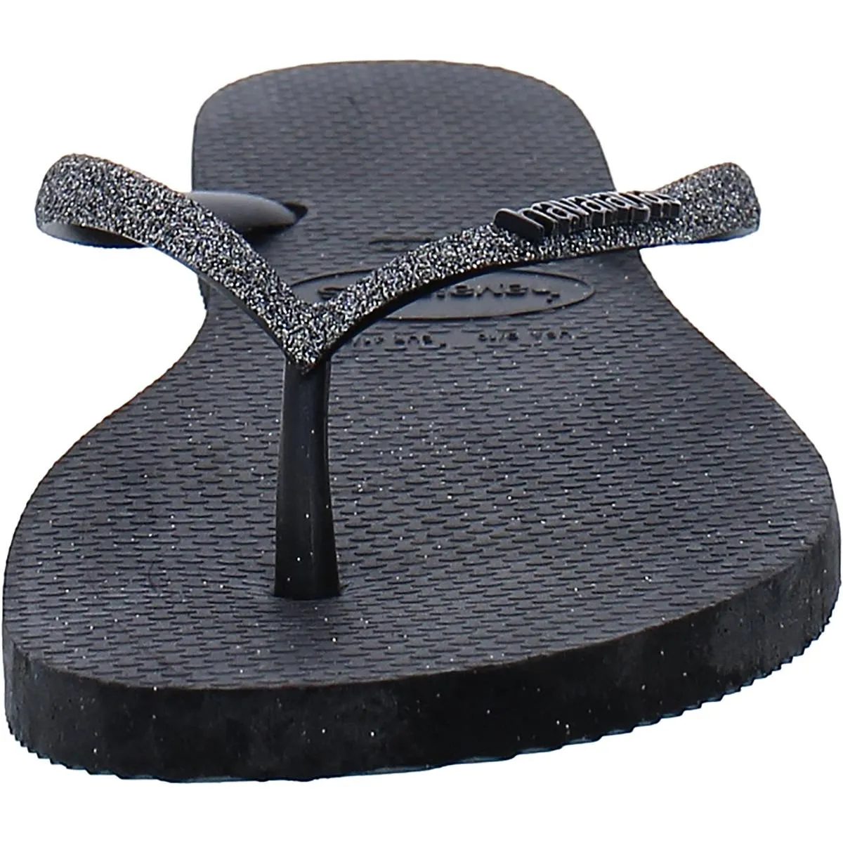 Slim Glitter Girls Glitter Slip On Flip-Flops
