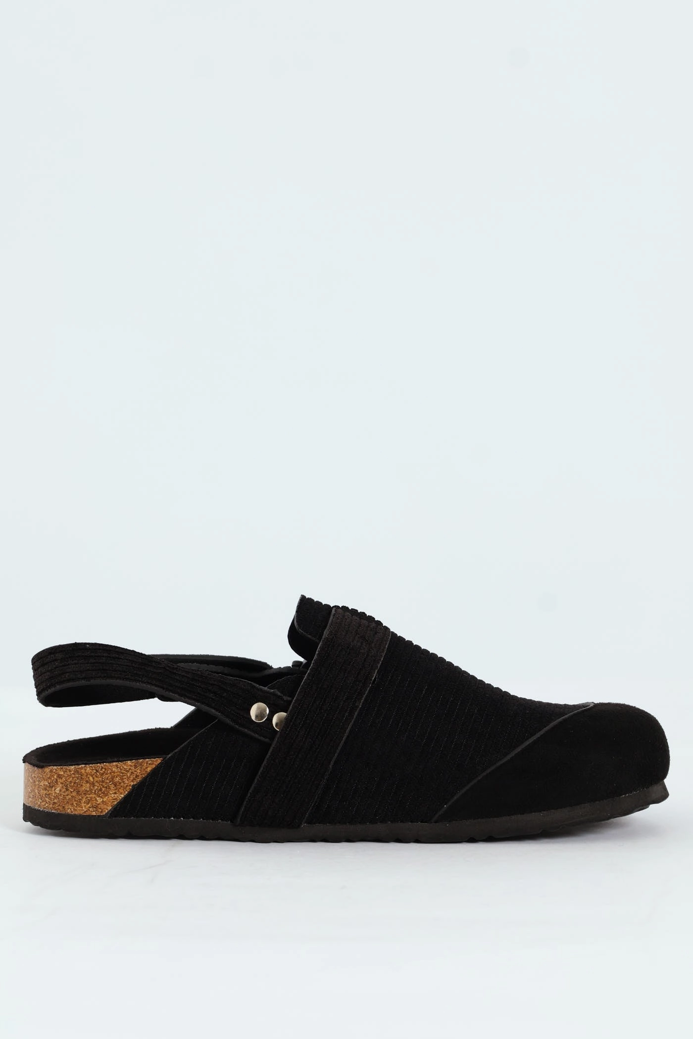 Slingback Clog With Chunky Hardware - Black