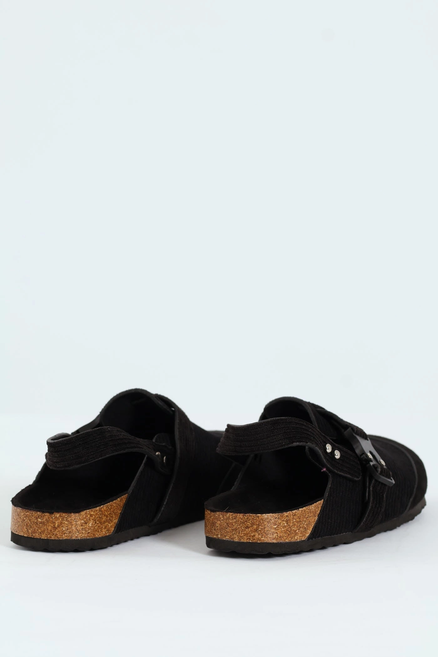 Slingback Clog With Chunky Hardware - Black