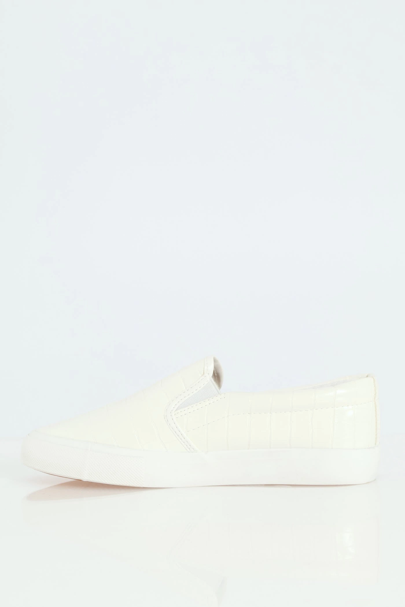 Slip On Mono Street Sneaker - White