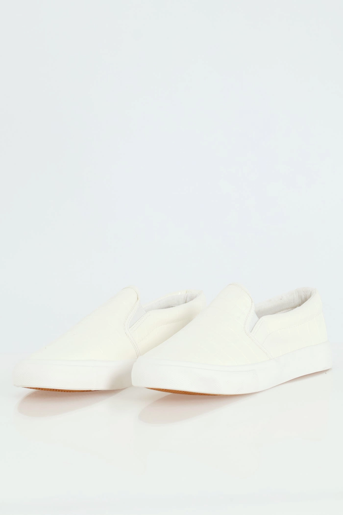 Slip On Mono Street Sneaker - White