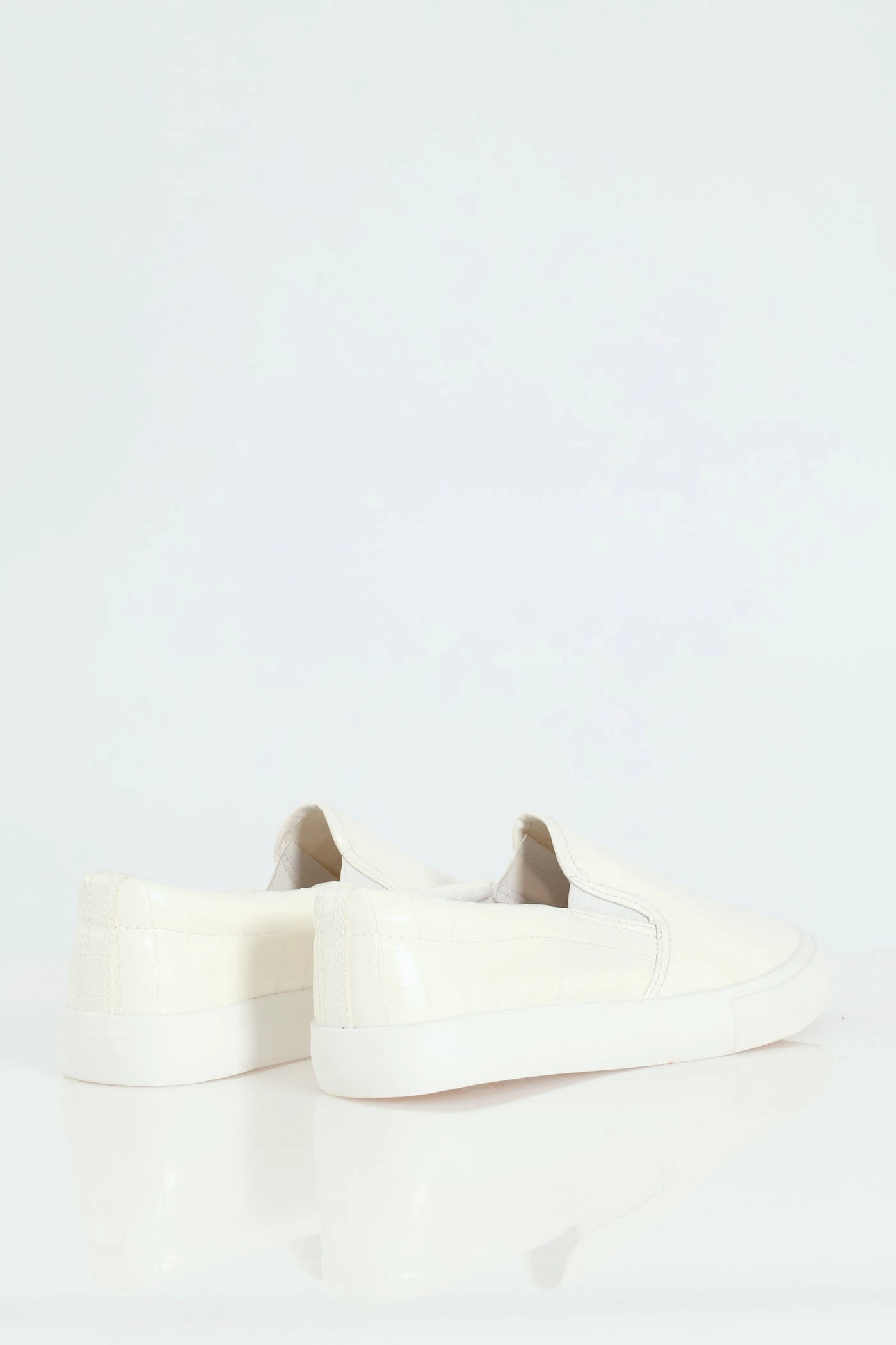 Slip On Mono Street Sneaker - White