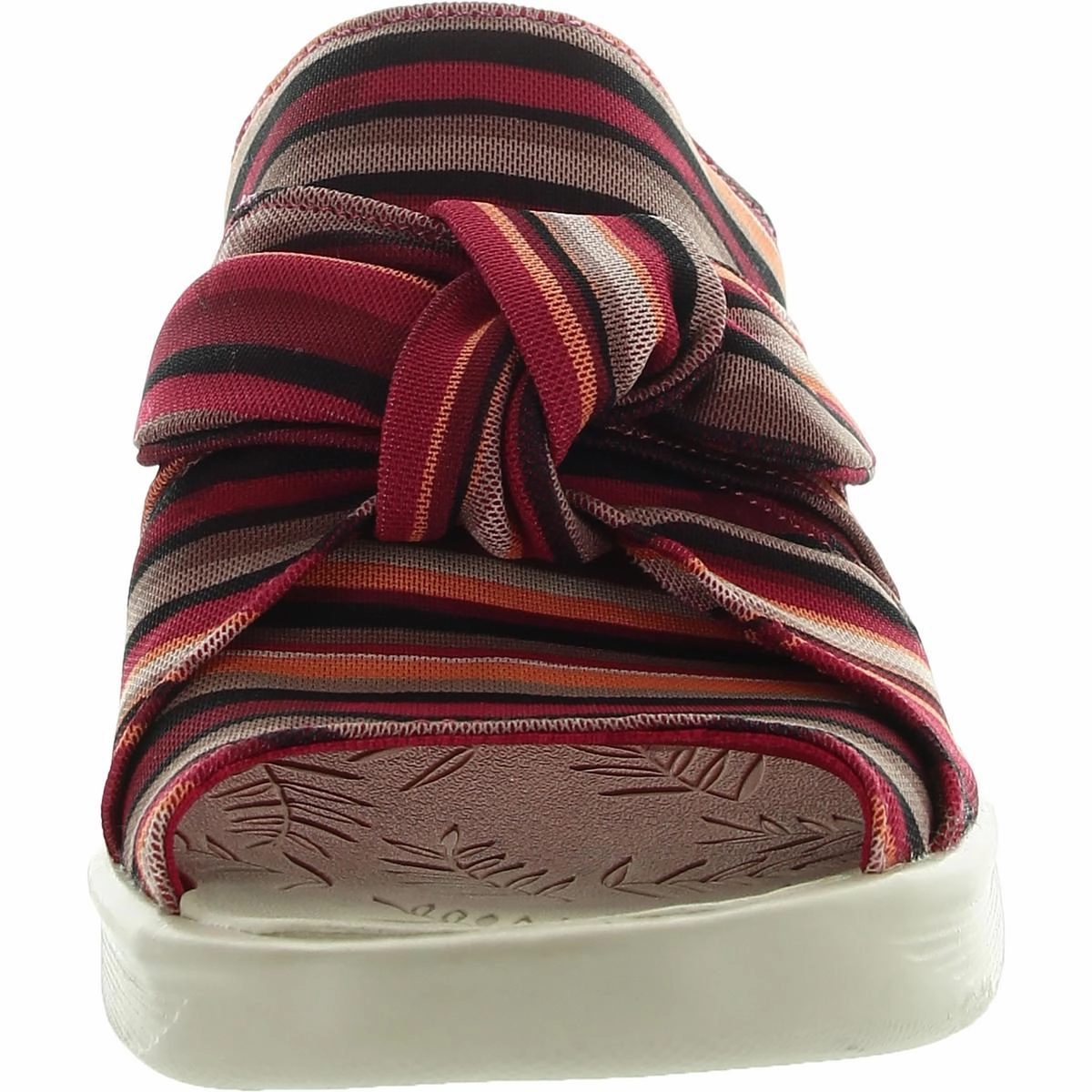 Smile Womens Bow Slip On Wedges