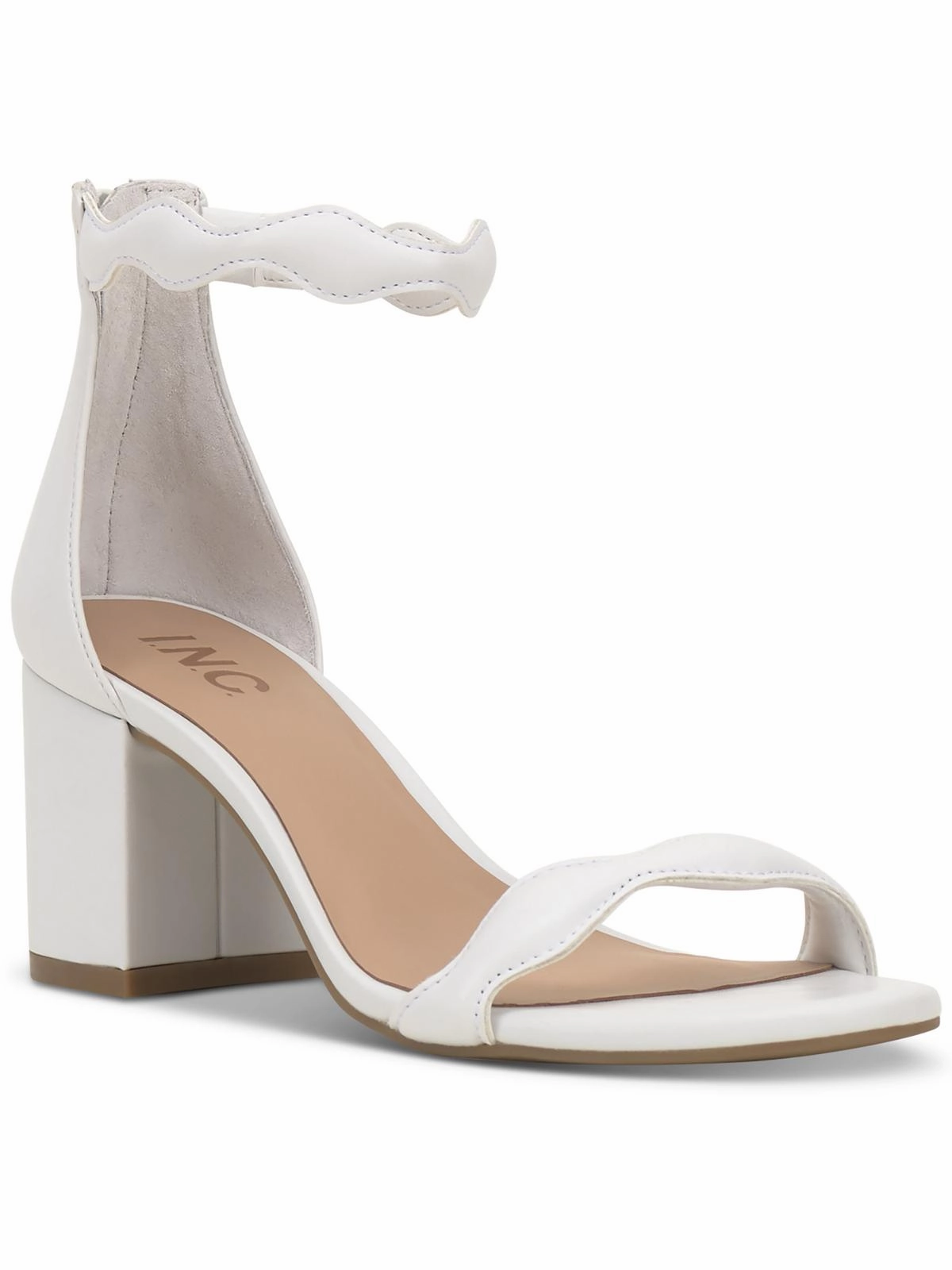 SOLLISAP Womens Faux Leather Ankle Strap Block Heel
