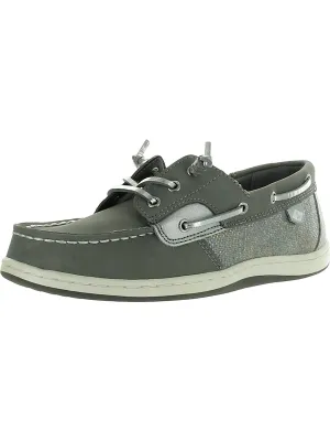 Songfish Girls Leather Little Kid Boat Shoes