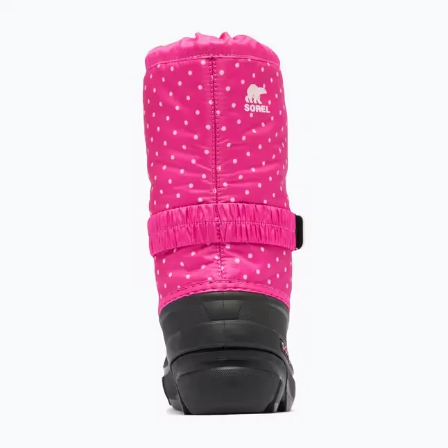 Sorel Flurry Print Kids US 7 Pink Waterproof Insulated Snow Boot NY3503-650