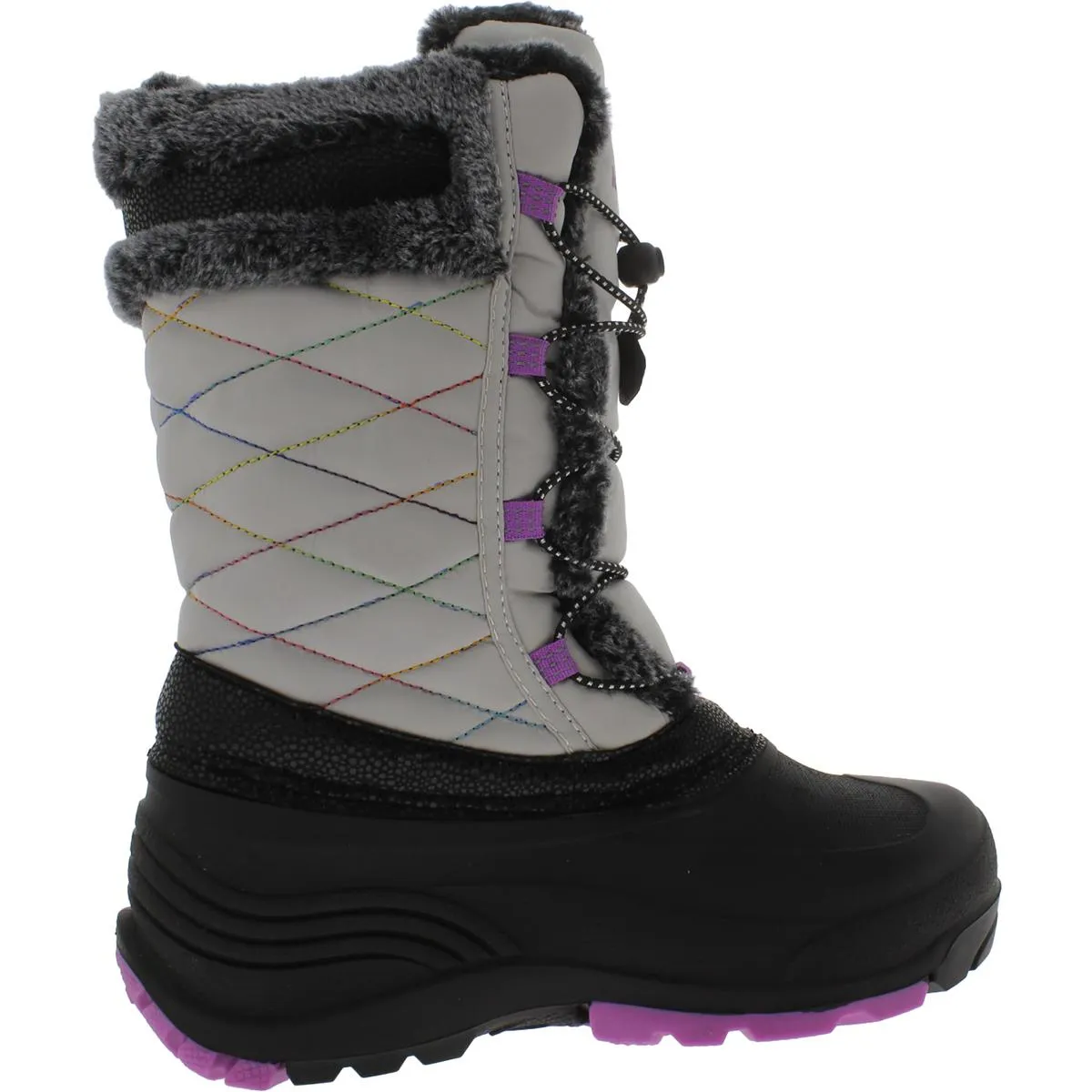 Star 2 Girls Faux Fur Big Kid Winter & Snow Boots