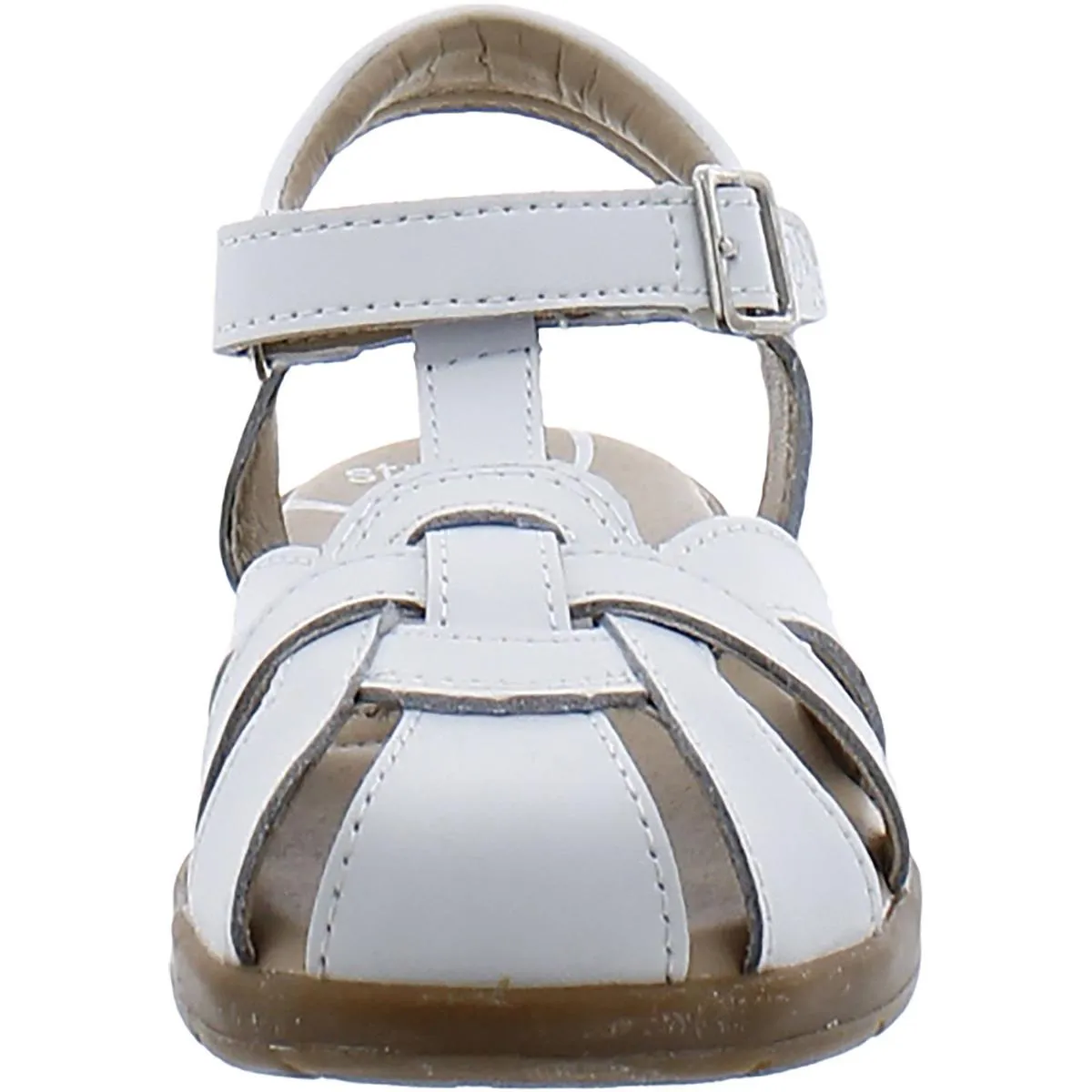 Summer Time Girls Leather Memory Foam Fisherman Sandals