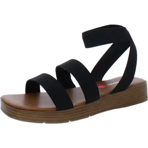 Sunnyy Girls Strappy Wedge Ankle Strap