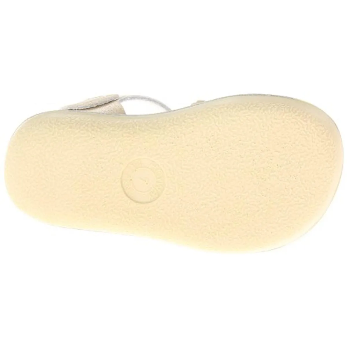 Sweetheart Girls Faux Leather Scalloped Sandals