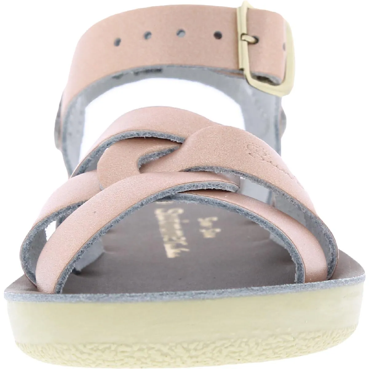 Swimmer Girls Flat Open Toe Ankle Strap