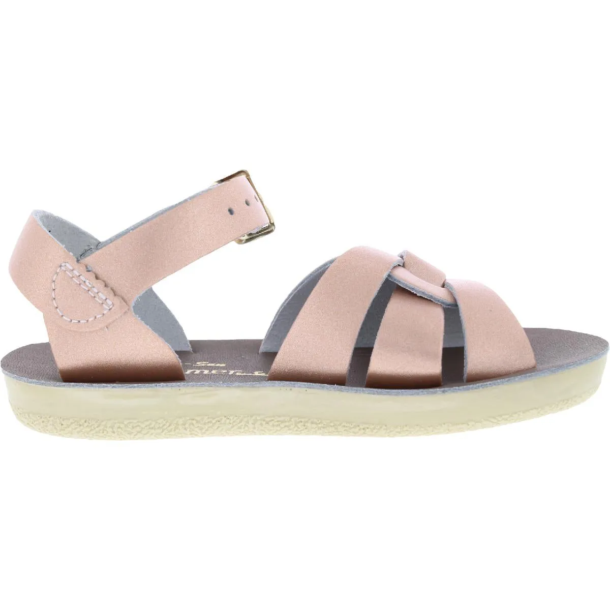 Swimmer Girls Flat Open Toe Ankle Strap