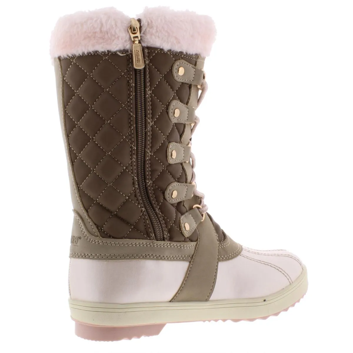 Sydney Girls Faux Fur Lace-Up Winter Boots