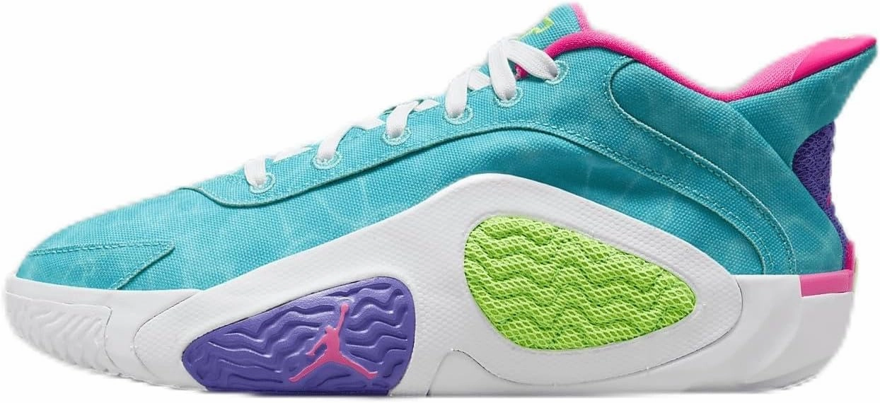 Tatum 2 Big Kids' Basketball Shoes (HJ7382-303, Hyper Jade/White/Hyper Pink/Green Strike) Size 3.5