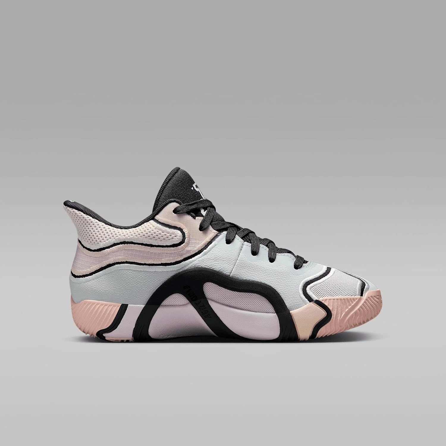Tatum 3 Big Kids' Basketball Shoes (HF3136-008, Anthracite/Orange Pearl/Barely Green/Pale Ivory)