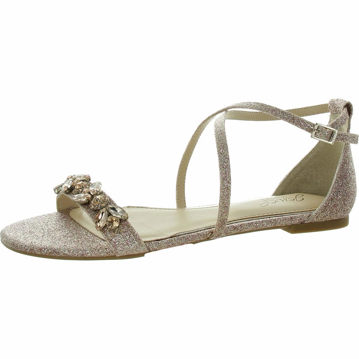 TESSY Womens Faux Leather Strappy Sandals