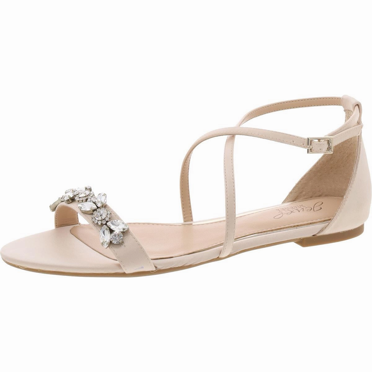 TESSY Womens Faux Leather Strappy Sandals