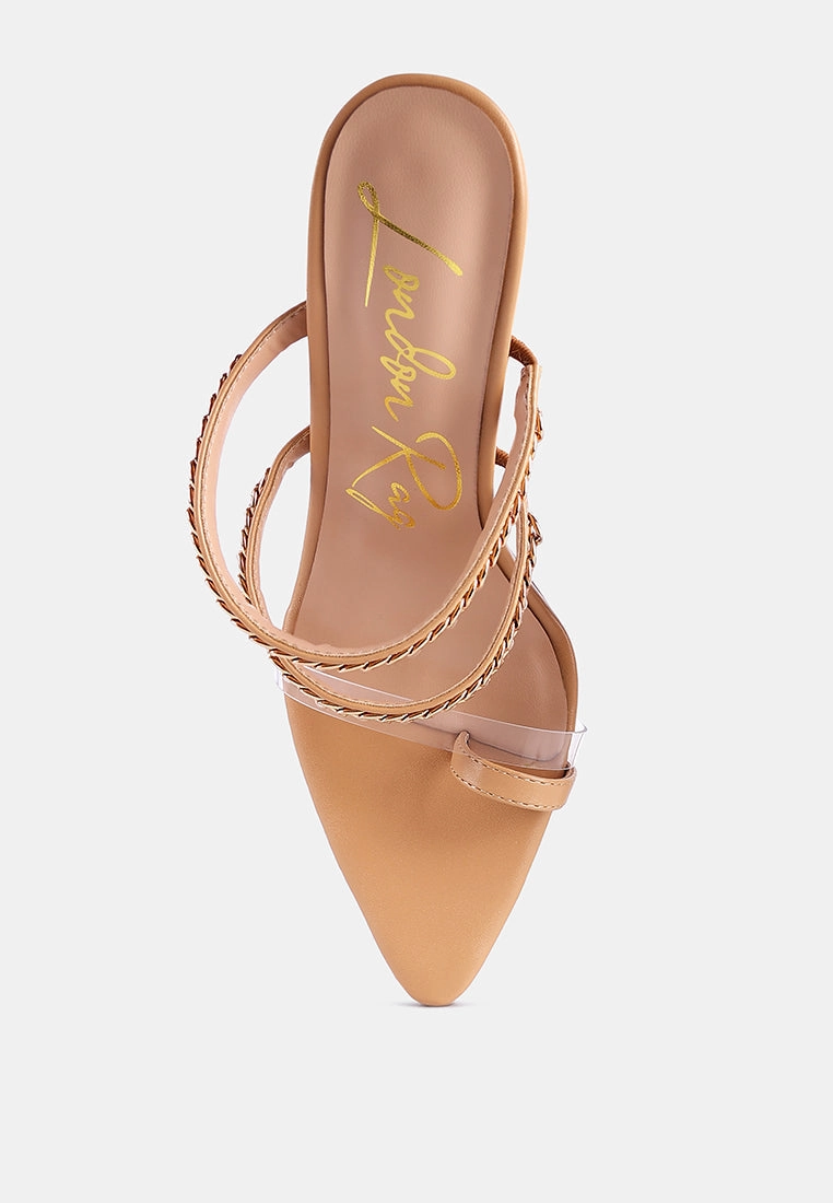 tickle me toe ring stiletto sandals