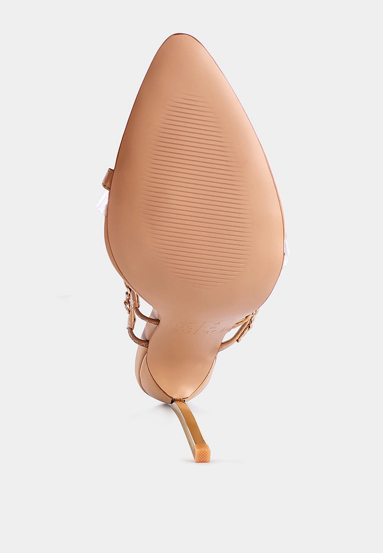 tickle me toe ring stiletto sandals