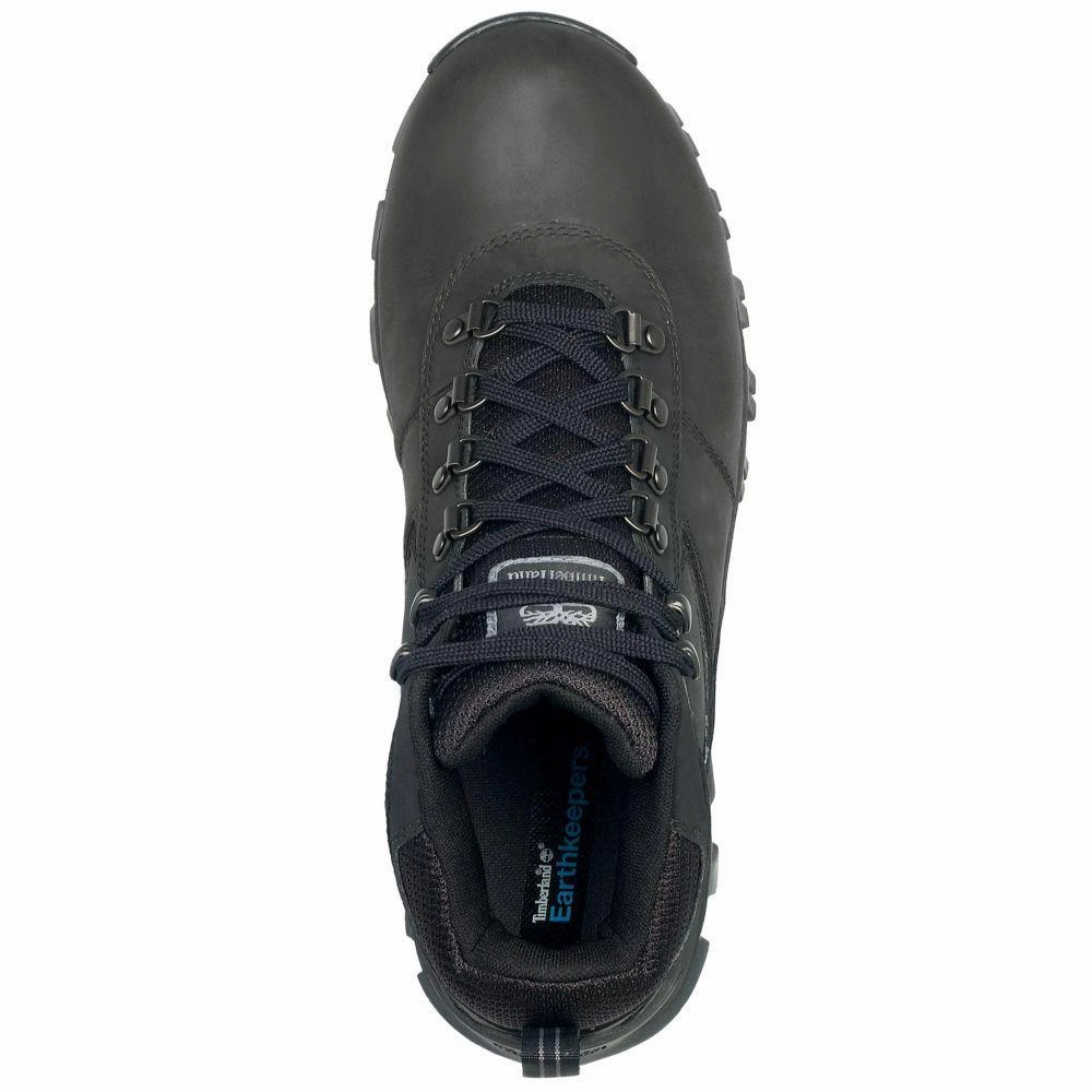 Timberland Men's Mt. Maddsen Mid Hiking Boots Black Waterproof