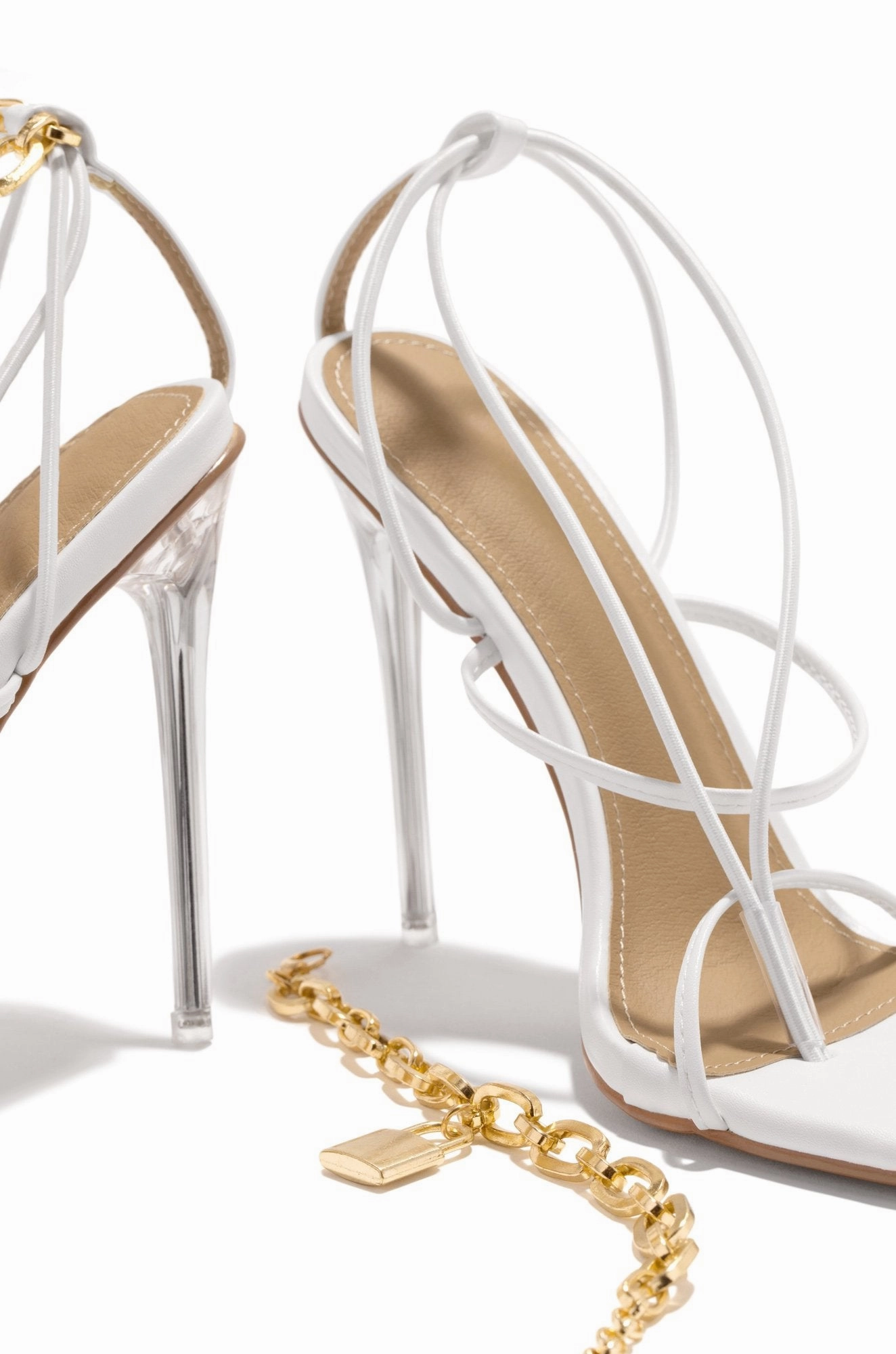 Tinecia Heels- White