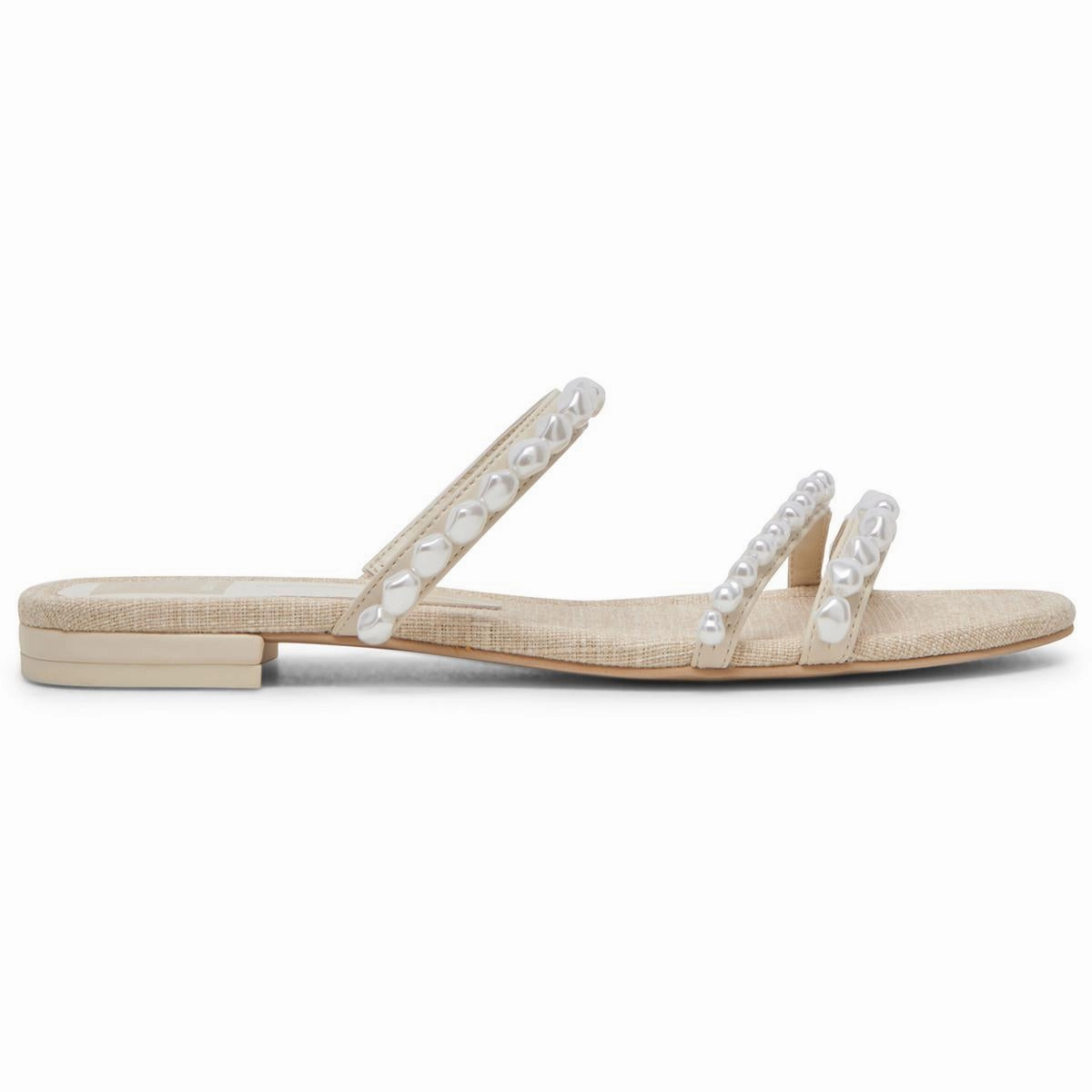 Tinker Pearl Womens Embellished Faux Leather Block Heel