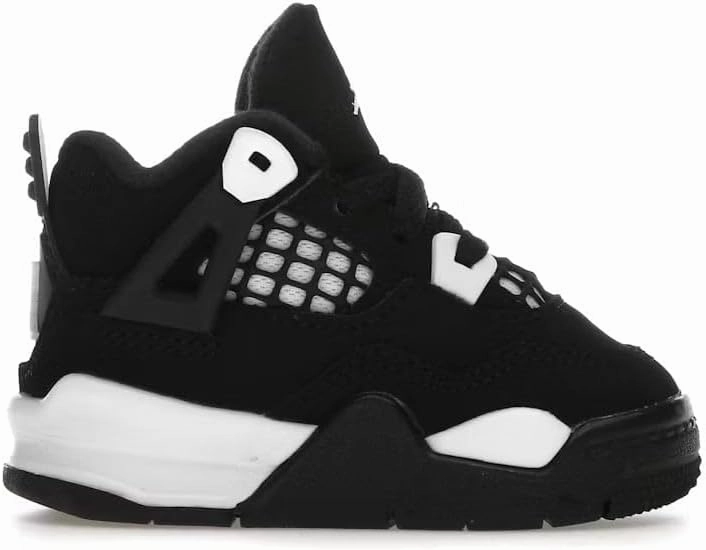 Toddler's Jordan 4 Retro 'White Thunder' Black/White-Black (FV4538 001)