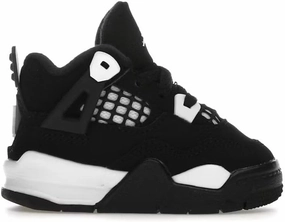 Toddler's Jordan 4 Retro 'White Thunder' Black/White-Black (FV4538 001)